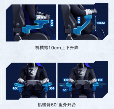 哪款符合你对新一代电竞椅的期待？瓦力游戏试玩2023新款电竞椅(图7)